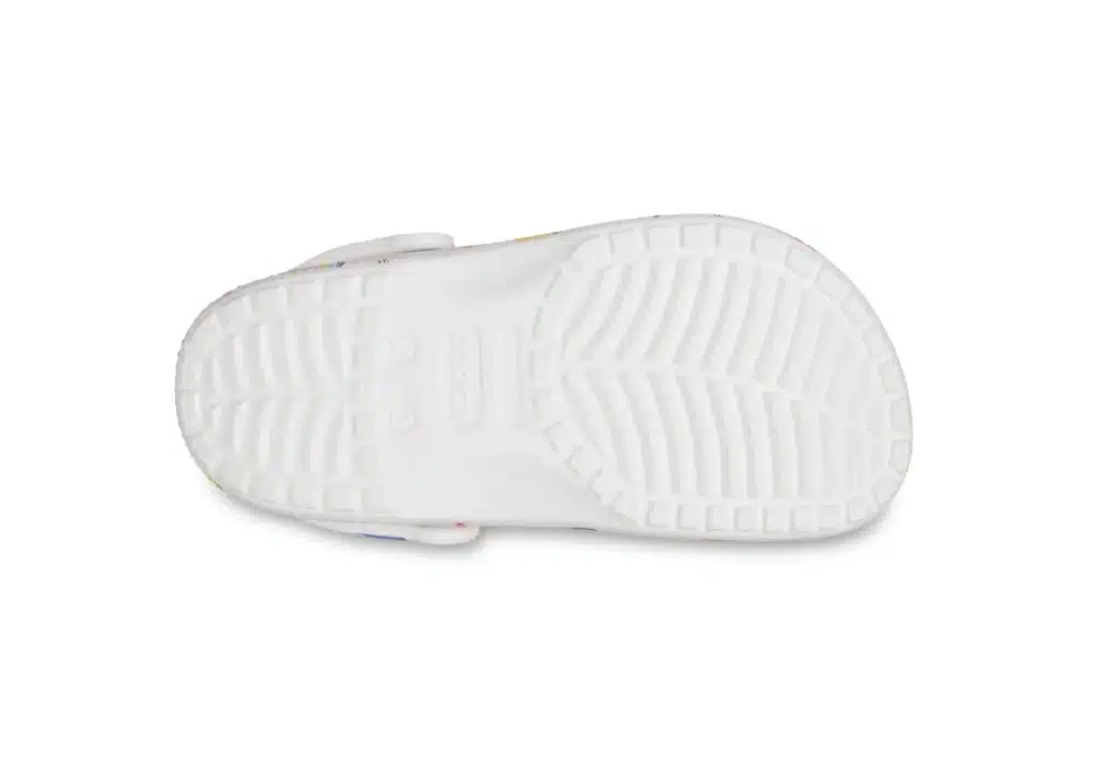 Sabot Crocs Classic Doodle Blanc/Multi