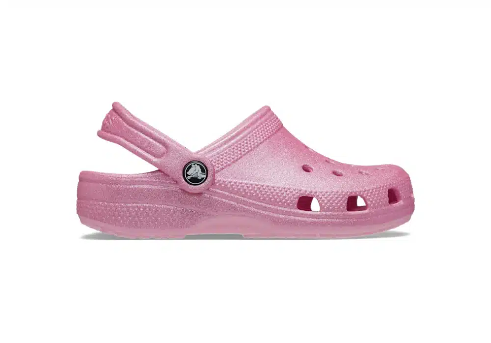 Sabot Crocs Classic Rose Tweed Glitter