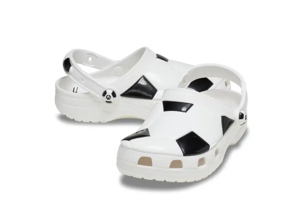 Sabot Crocs Classic Soccer Ball T Blanc/Noir