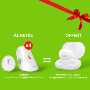 Lecteur de glycémie en continue Connecté (CGM ANYTIME)