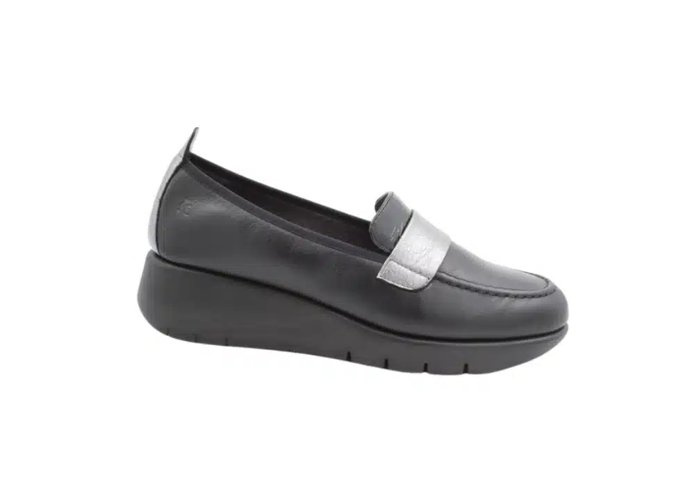 Chaussures Fly Luxe Mix Volvo Noir