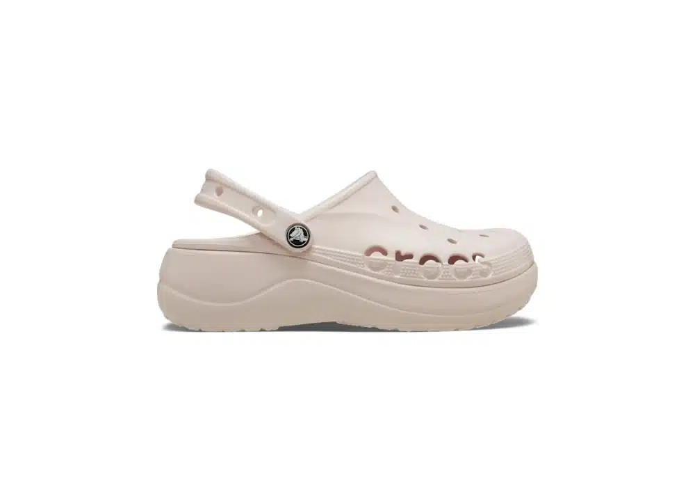 Sabot Crocs baya platform Barely Rose