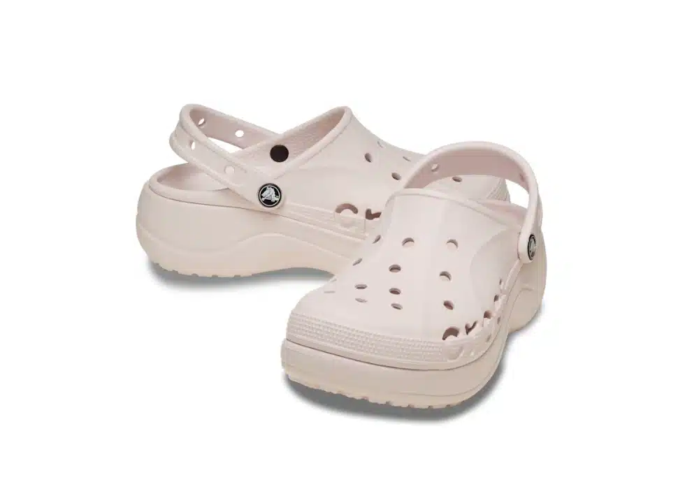 Sabot Crocs baya platform Barely Rose