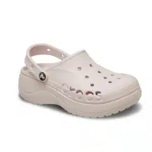 Sabot Crocs Baya Platform Clog BARELY PINK