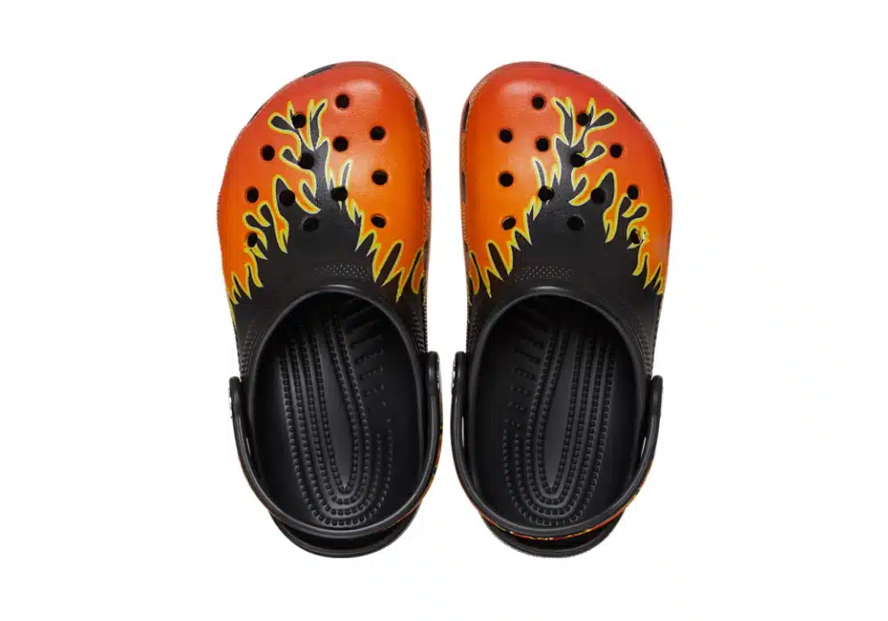 Sabot Crocs Classic Flames Noir