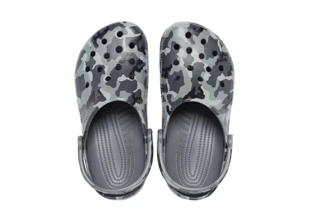 Sabot Crocs Classic Geo Camo Slate Gris/Multi