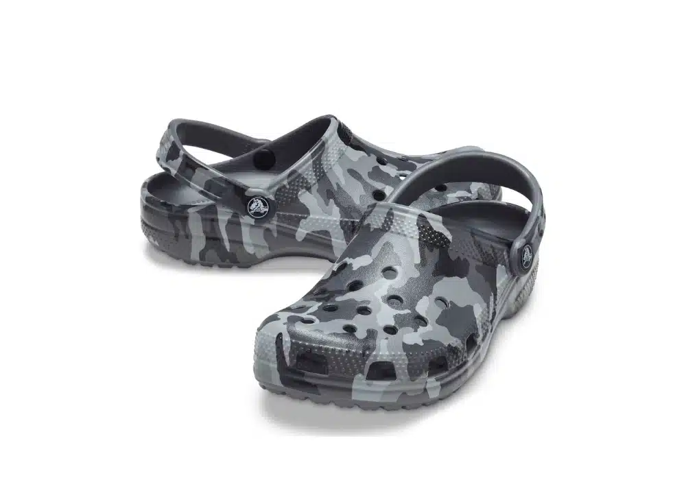 Sabot Crocs Classic Geo Camo Slate Gris/Multi