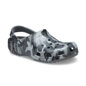 Sabot Crocs Classic Geo Camo Slate Gris/Multi