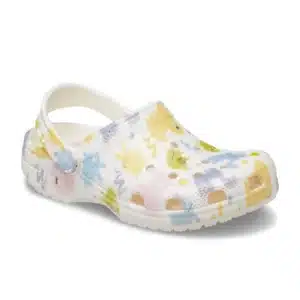 Sabot Crocs Classic Pastel Pets Blanc cassé