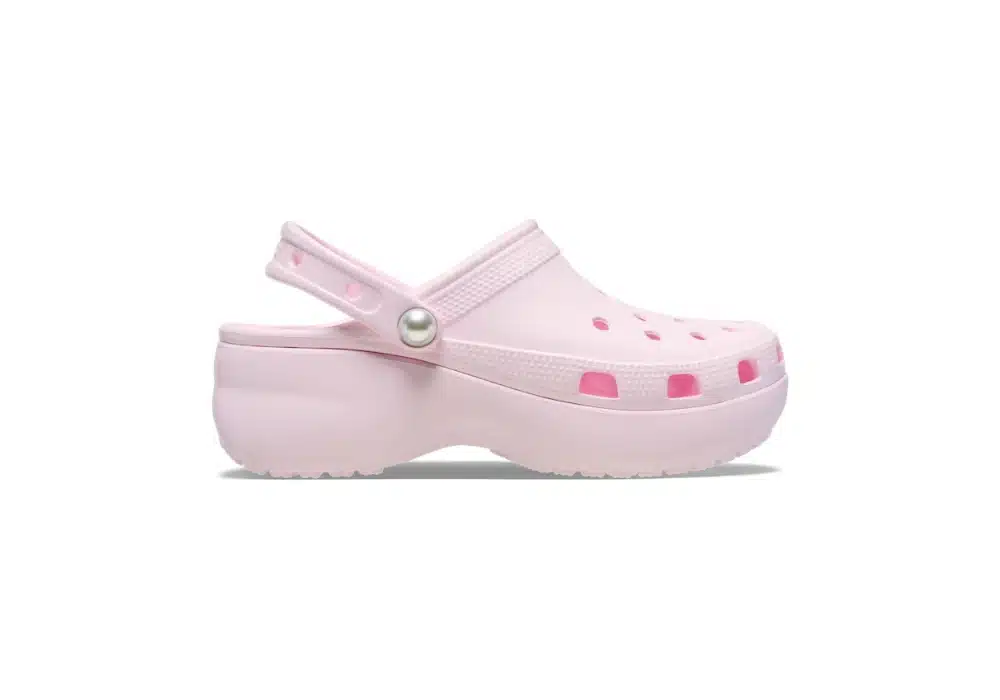 Sabot Crocs Classic Platform Pearl Rose