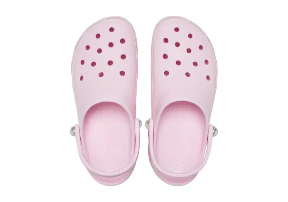 Sabot Crocs Classic Platform Pearl Rose