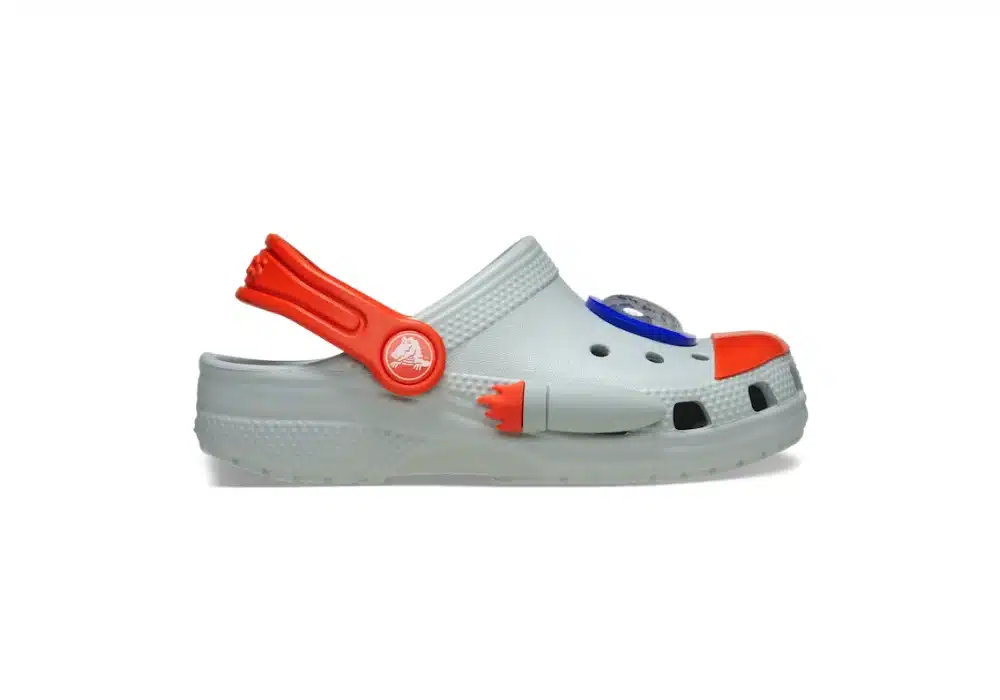 Sabot Crocs Classic Rocket Ship Gris