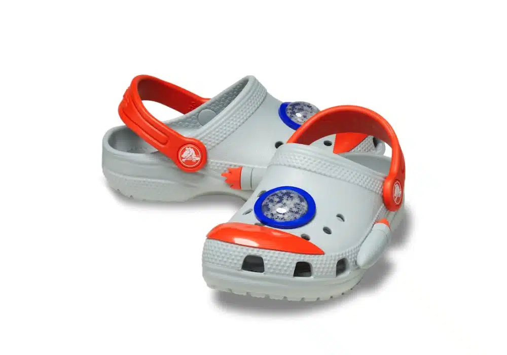 Sabot Crocs Classic Rocket Ship Gris