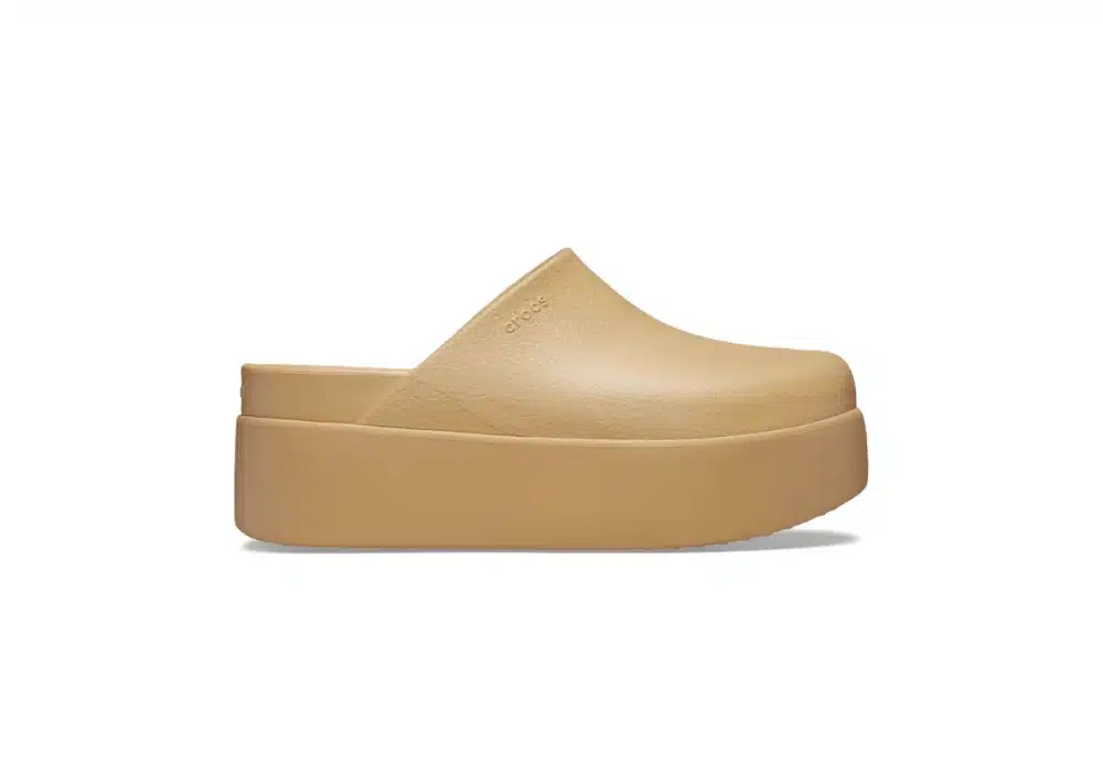 Sabot Crocs Dylan Platform Beige