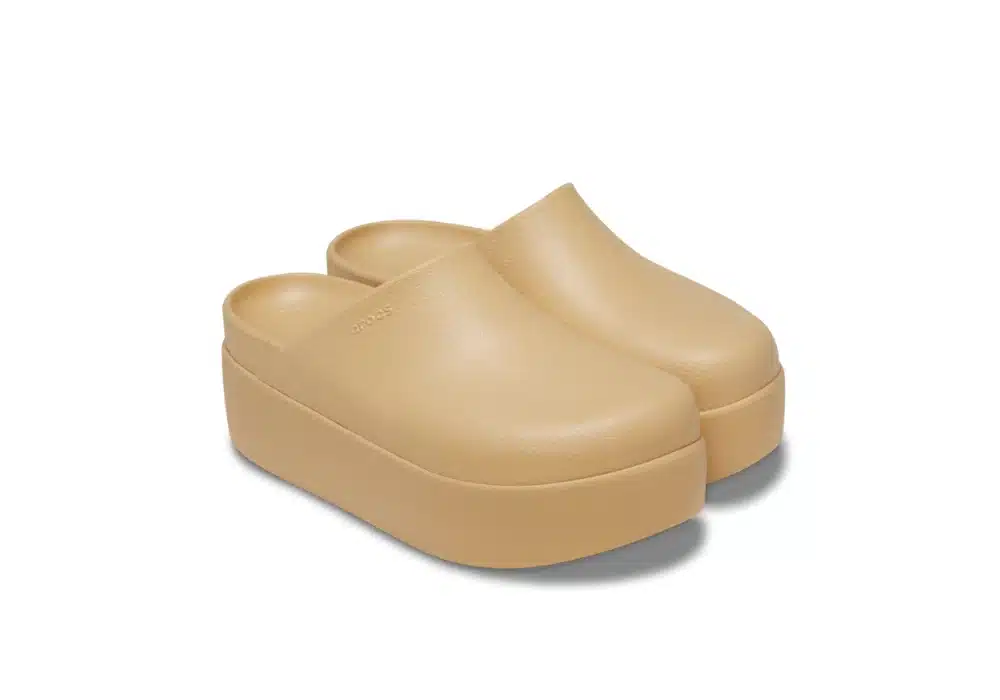 Sabot Crocs Dylan Platform Beige