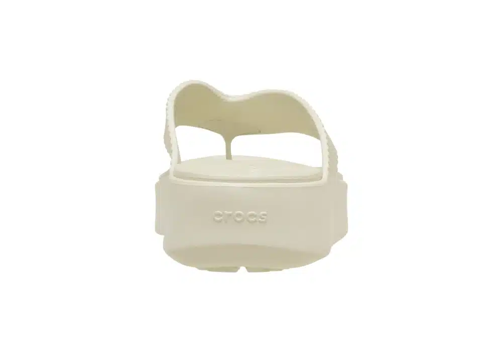 Sandale Crocs Groove Platform Blanc cassé