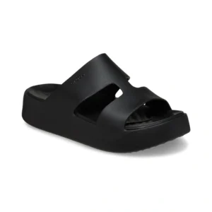 Sandale Crocs Getaway Groove Platform H-Strap noir