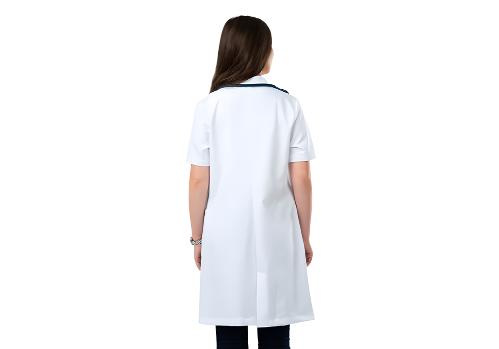 Blouse col chemisier manches courtes