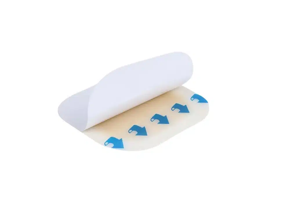 Pansement hydrocolloïde avec bord