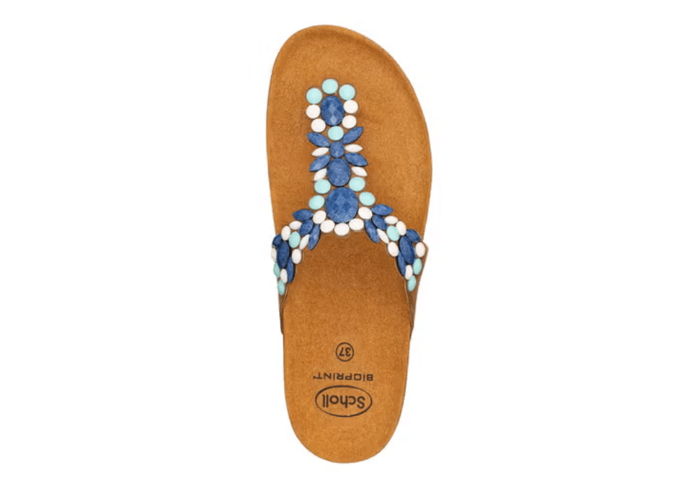 Sandale Alicia Flip Bleu