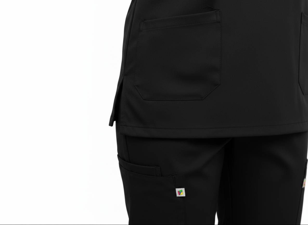 Ensemble Tunique et Pantalon Noir Unisexe