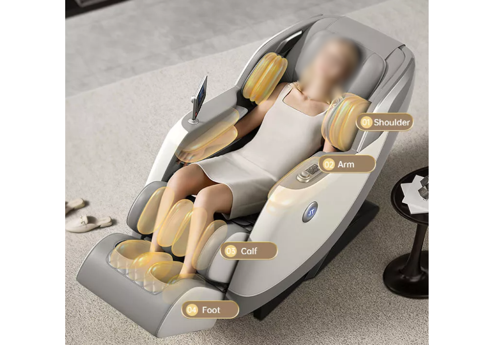 Fauteuil de massage 3D avec compression par airbags