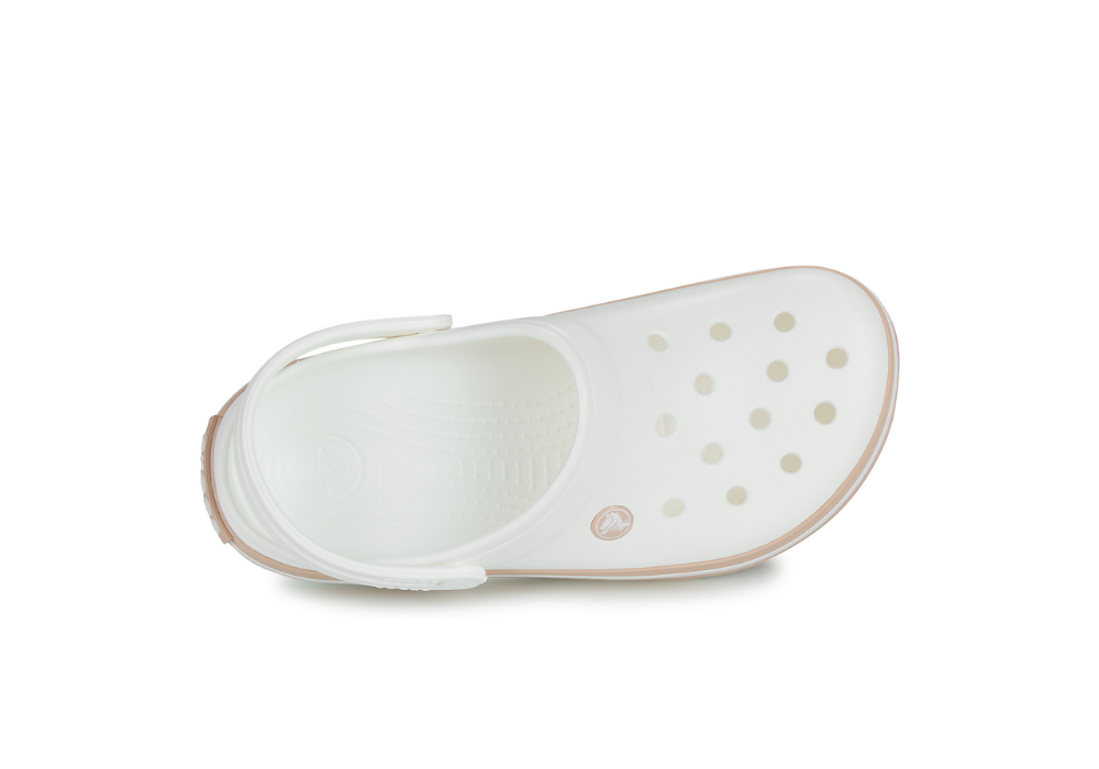 Sabots Crocs Crocband blanc/rose