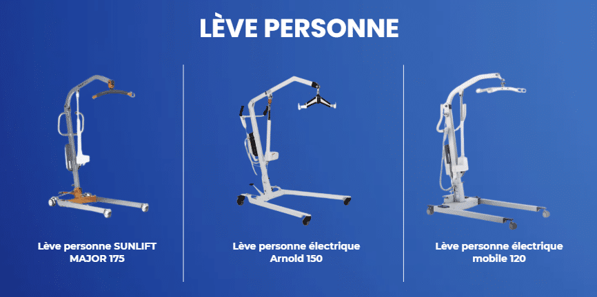 Lève-personne SUNLIFT MAJOR 175, Lève-personne électrique Arnold 150, Lève-personne électrique mobile 120