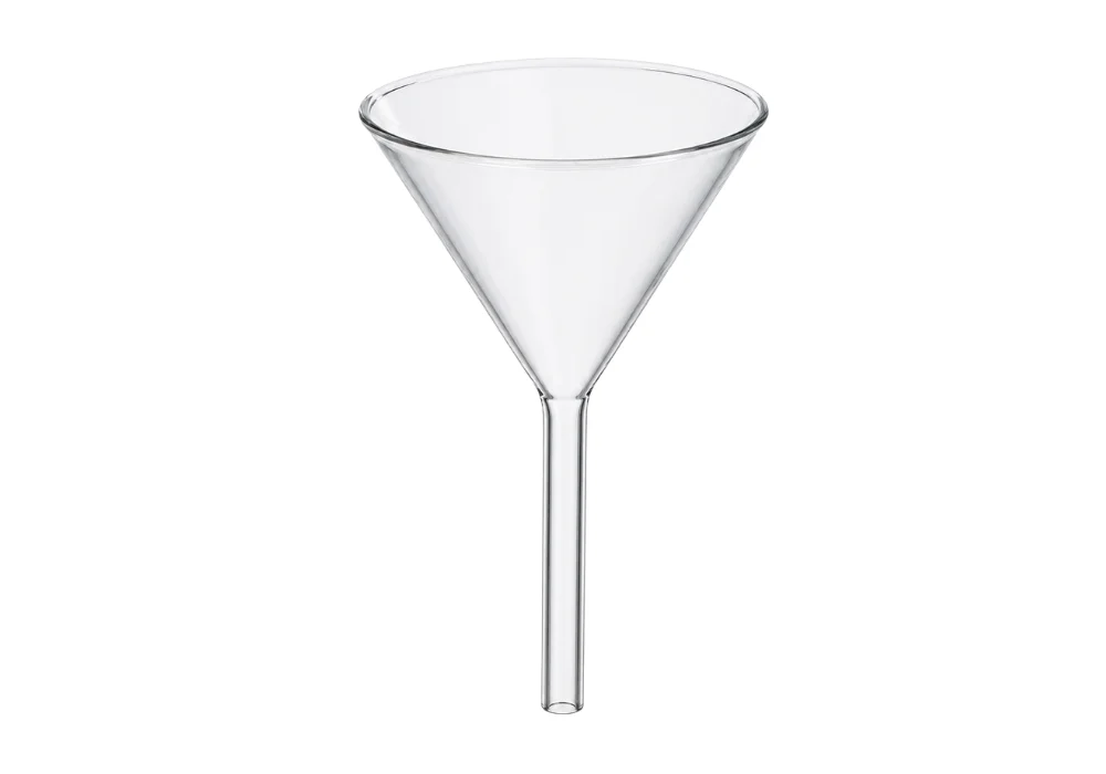 Entonnoir en Verre de Laboratoire