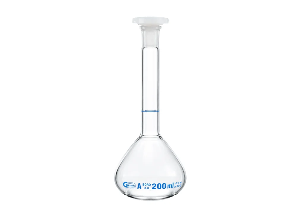 Fiole Jaugée en Verre Classe A Certifiée